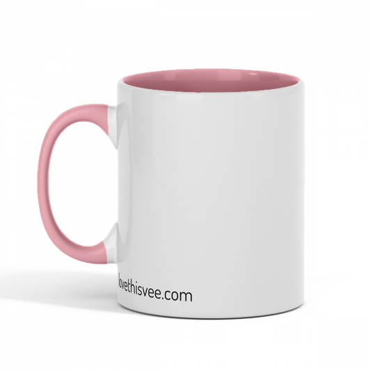 Standard size glossy ceramic mug