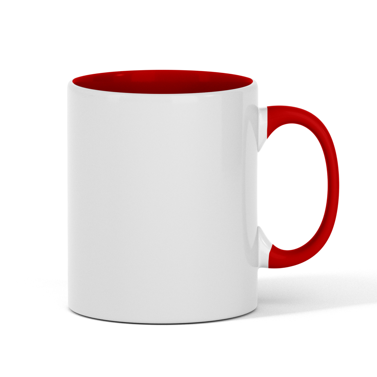 Standard size glossy ceramic mug