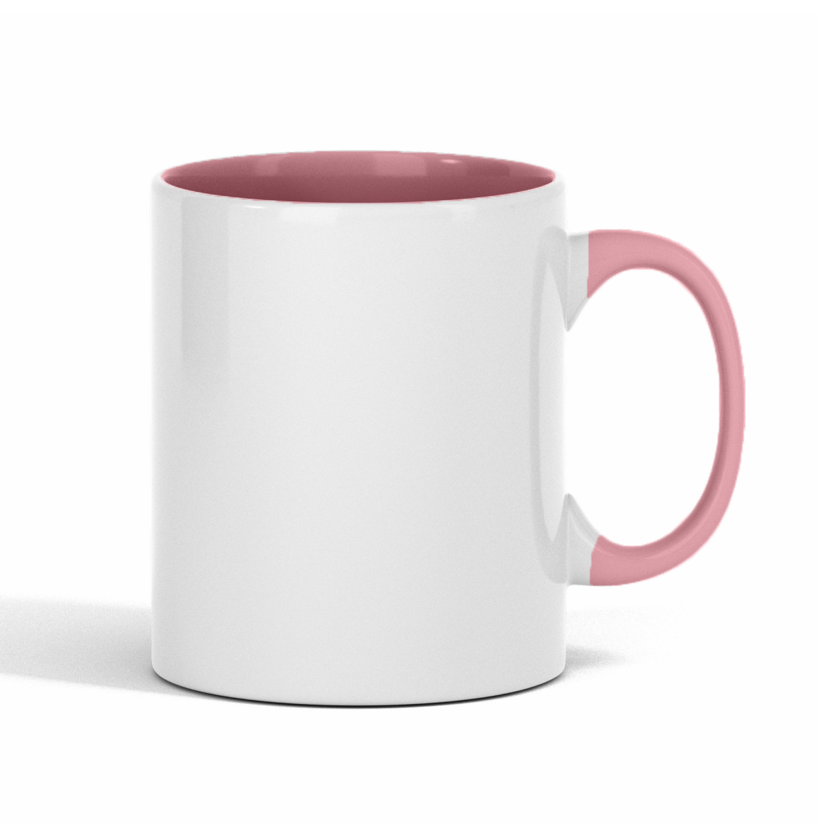 Standard size glossy ceramic mug